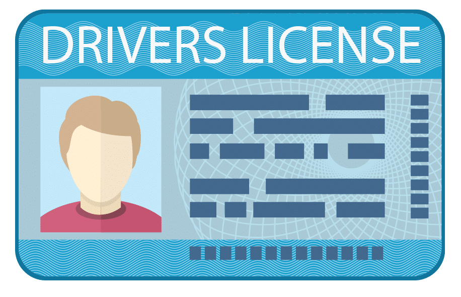 Illustration of a driver license - same as Organization Validation SSL